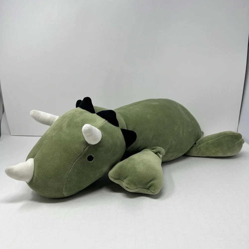 Pillowfort Large Weighted Dinosaur Plush‎ Triceratops Throw Stuffed Animal 24